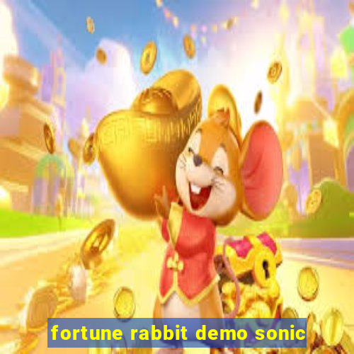 fortune rabbit demo sonic